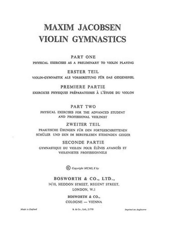Violin-Gymnastik Praktische