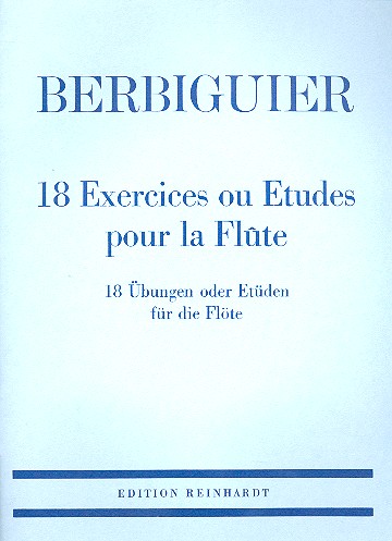 18 Übungen oder Etüden in allen Tonarten