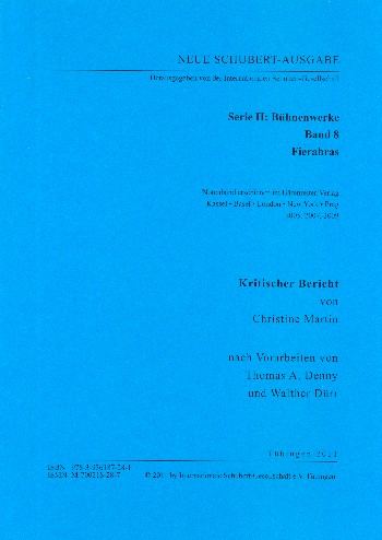 Neue Schubert-Ausgabe Serie 2 Band 8