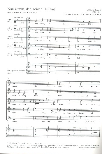 Nun komm, der Heiden Heiland