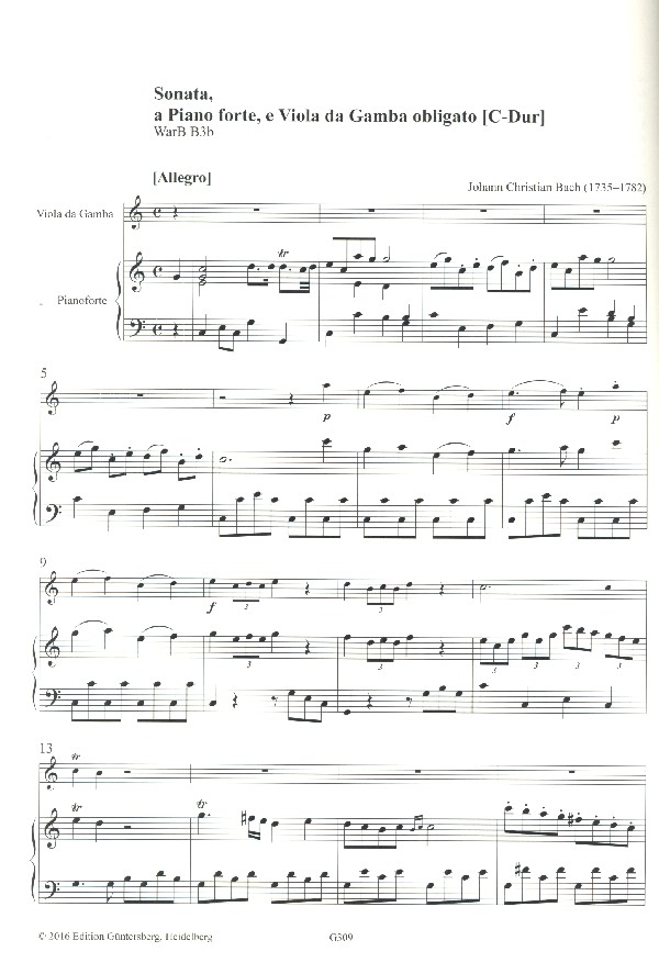Maltzan Sammlung Band 9 - Sonate C-Dur WarbB3b