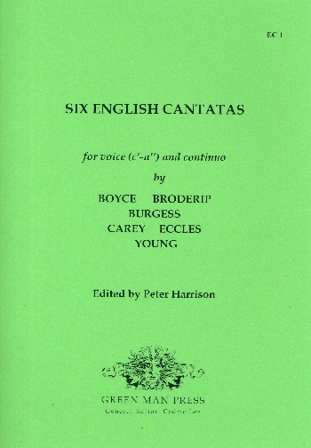 6 english Cantatas