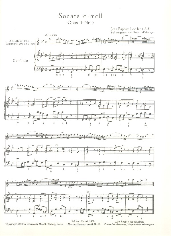 2 Sonaten c-Moll op.2,5 und g-Moll op.4,6