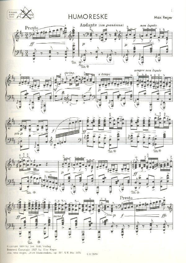UE-Klavierbuch Styles in 20th