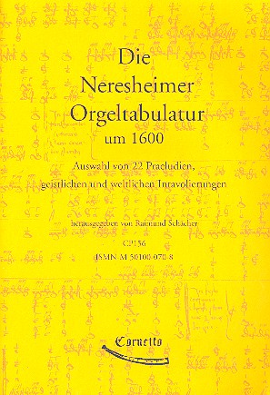 Die Neresheimer Orgeltabulatur um 1600