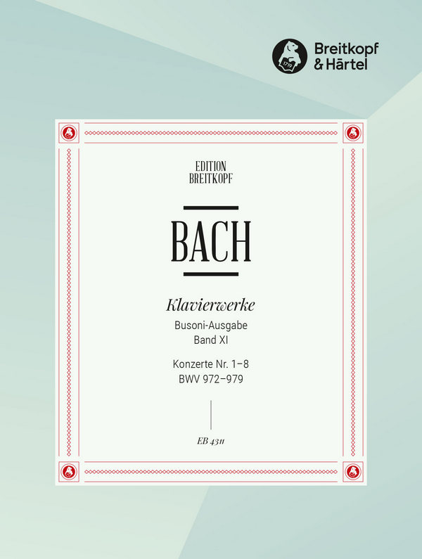 Konzerte nach verschiedenen Meistern Nr.1-8 BWV972-979