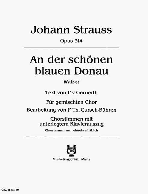 An der schönen blauen Donau op.314