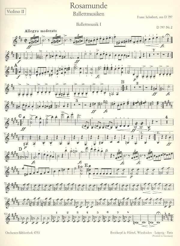 Rosamunde op.26 D797 - Ballettmusiken