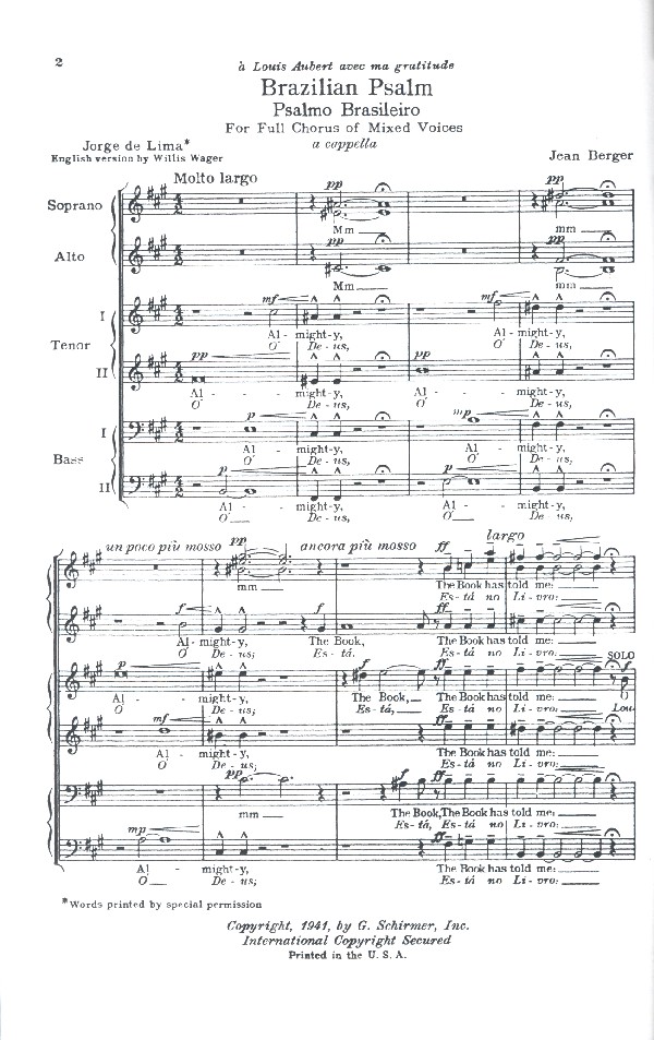 Brazilian Psalm