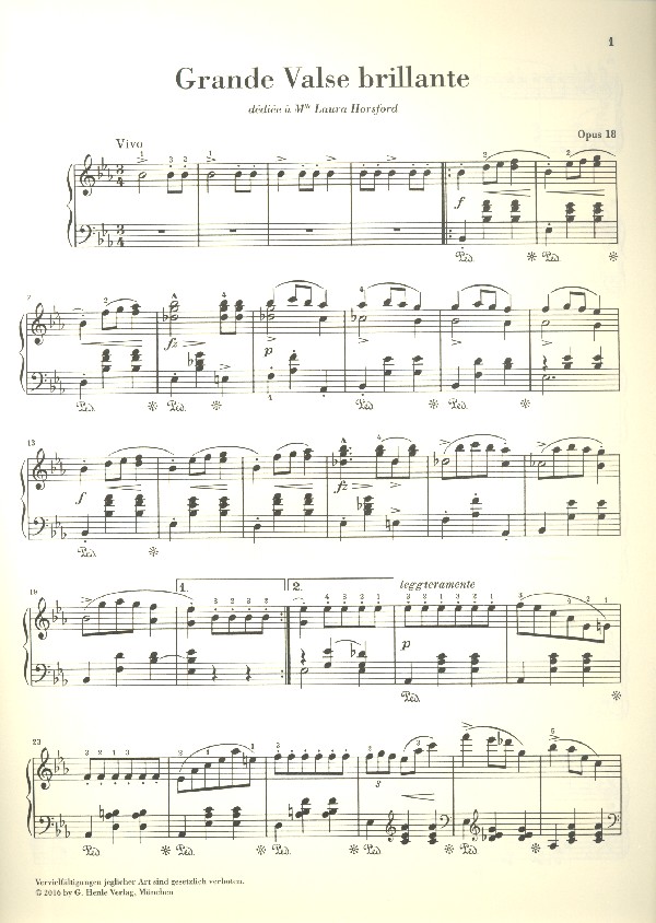 Grande valse brillante Es-Dur op.18