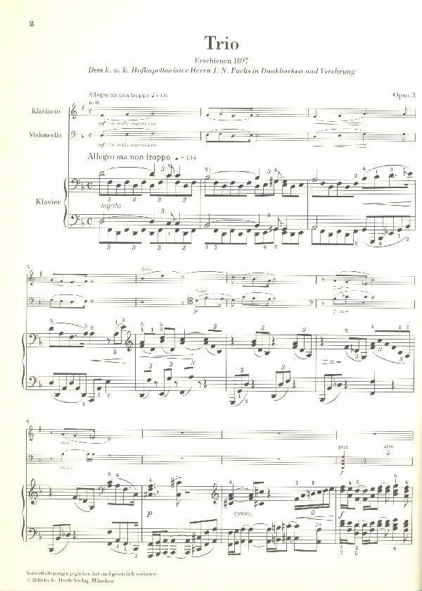 Trio d-Moll op.3