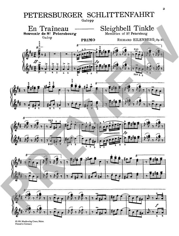 Petersburger Schlittenfahrt op.57