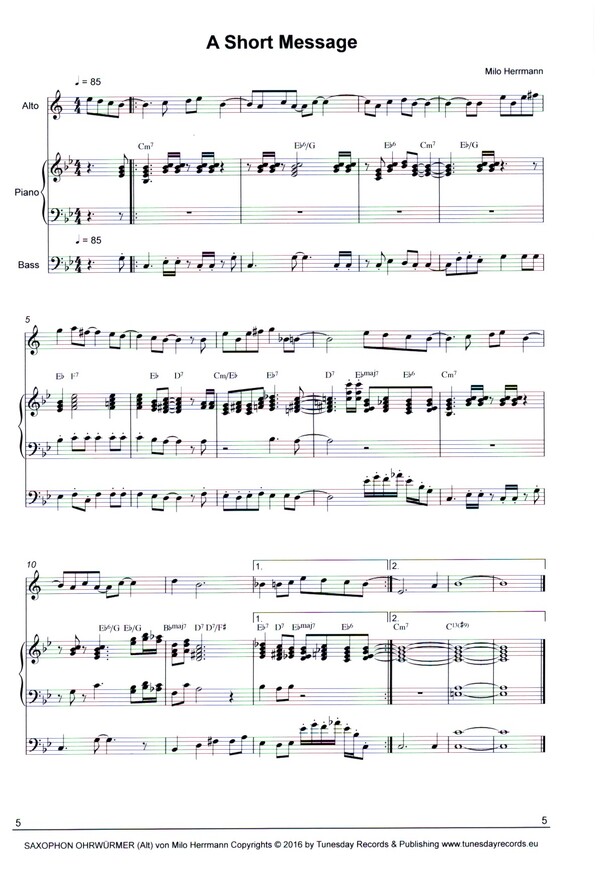 Saxophon Ohrwürmer (+MP3-Download)