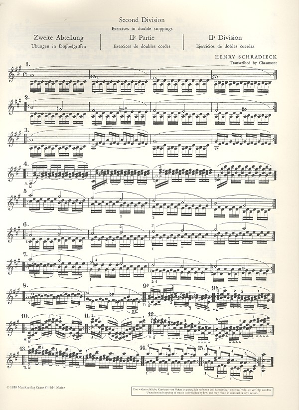 Die Schule der Violintechnik Band 2