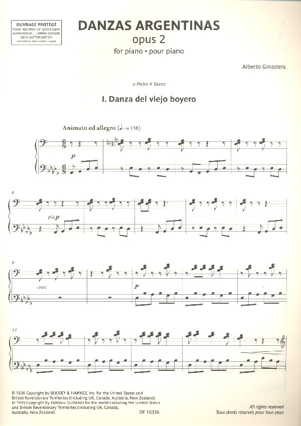 Danzas argentinas op.2