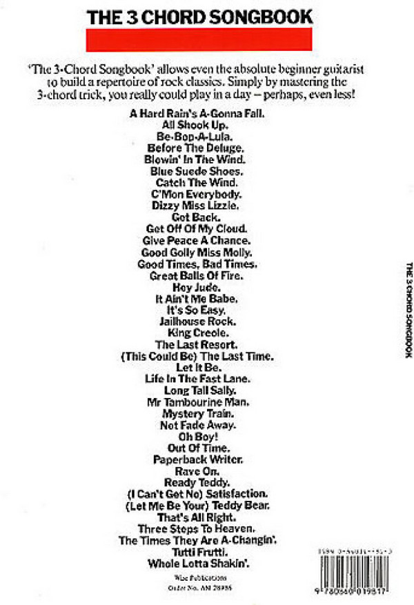 The 3 Chord Songbook vol.1