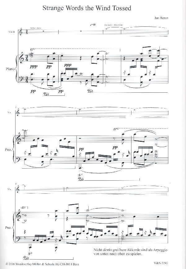 Strange Words the Wind tossed