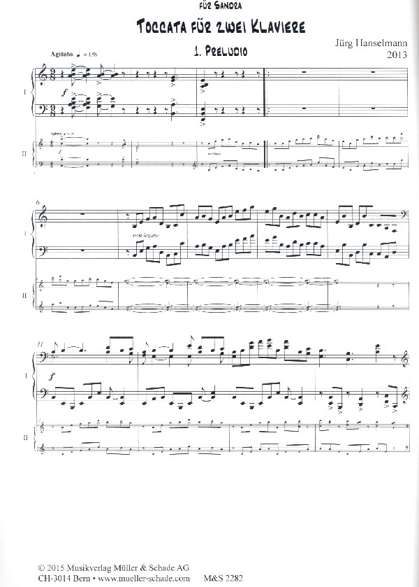 Werke für 2 Klaviere