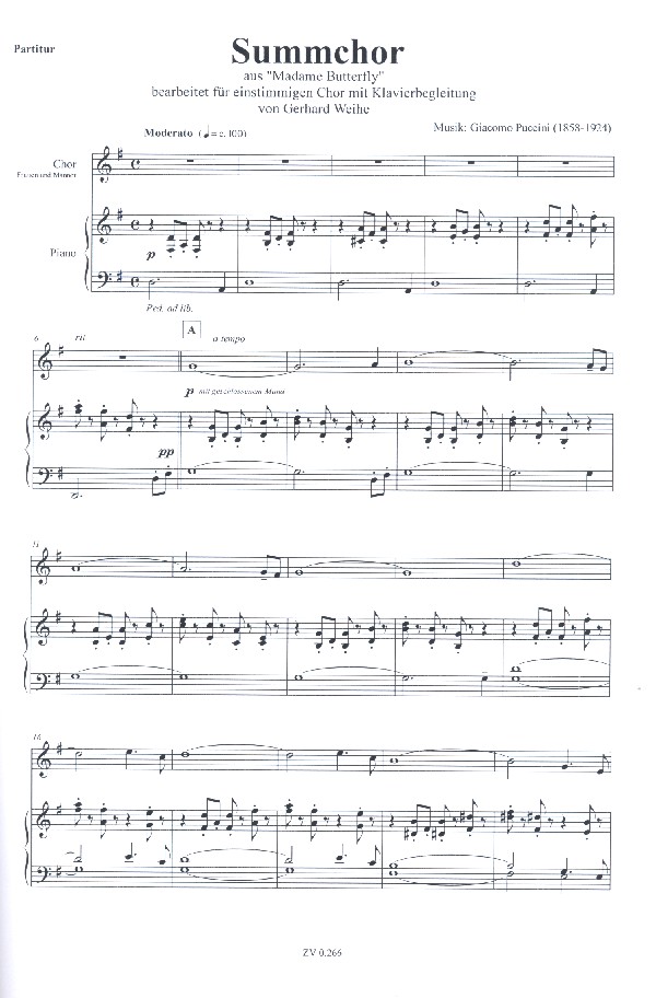 Summchor aus Madame Butterfly