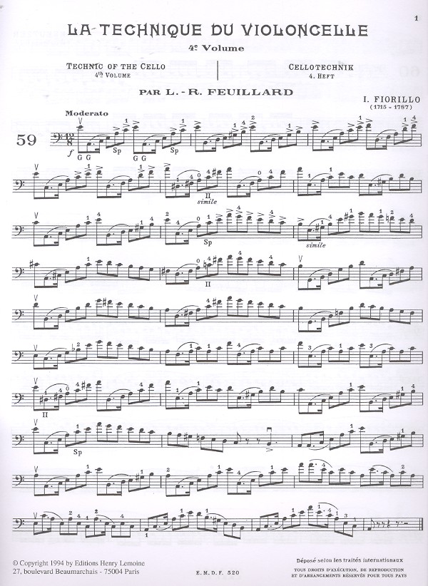 La technique du violoncelle