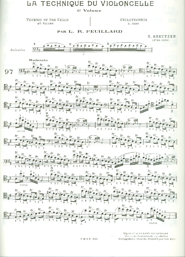 La technique du violoncelle vol.6