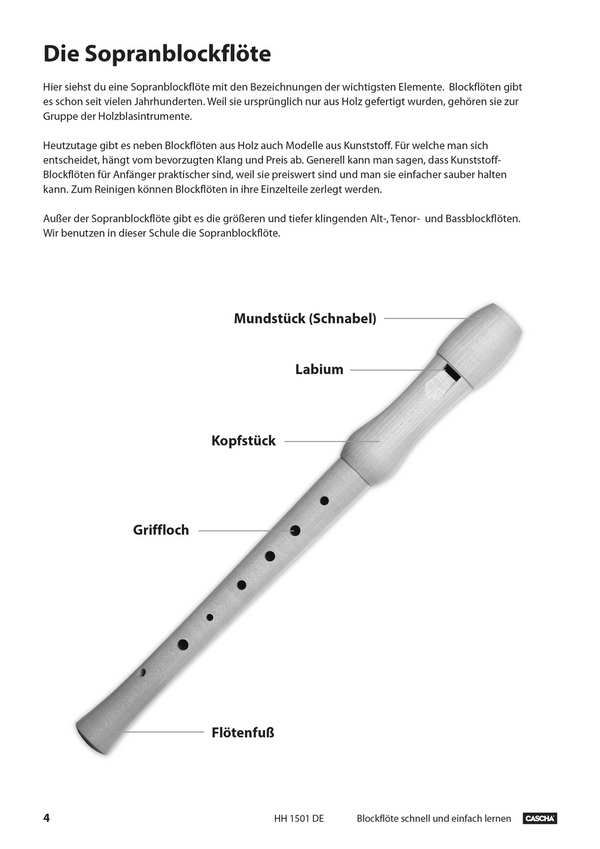 Blockflöte schnell und einfach lernen ( +QR-Codes)