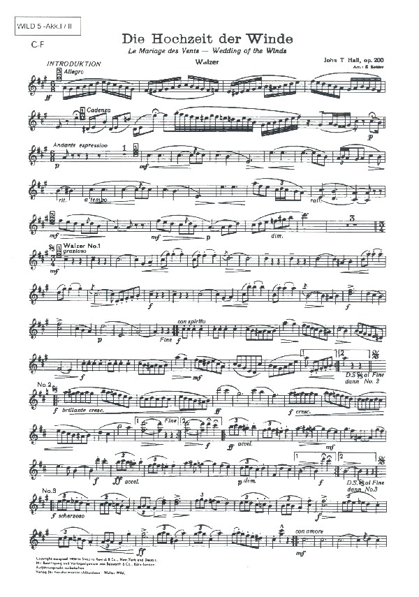 Die Hochzeit der Winde