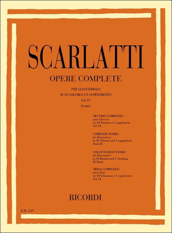 Opere complete vol.9 sonate 401-450