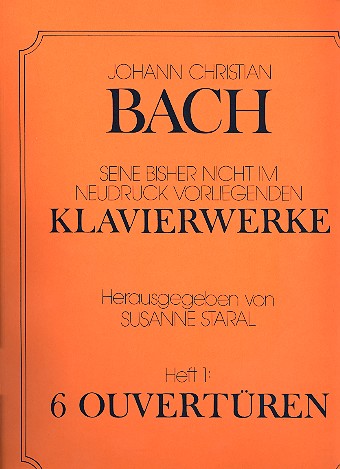 6 Ouvertüren für Klavier