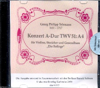 Konzert A-Dur TWV51:A4