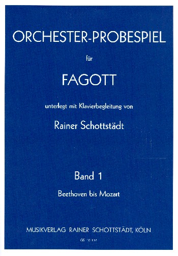 Orchester Probespiel Band 1