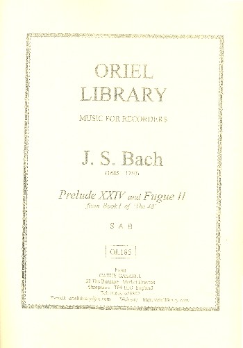 Prelude XXIV and Fugue II