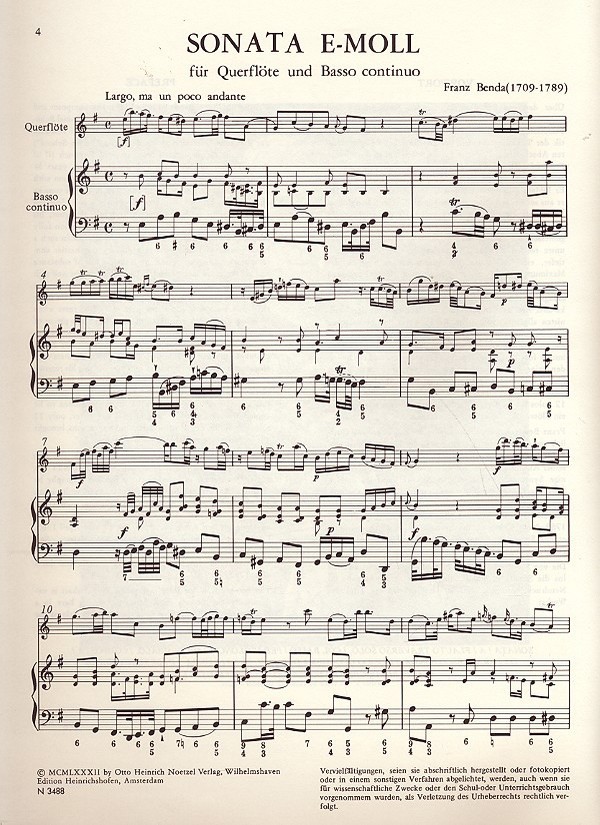Sonate e-moll