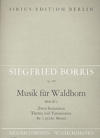 2 Sonatinen und Thema mit Variationen op.109