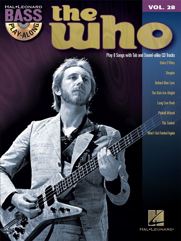 The Who Bass Play along (+CD): bass playalong vol.28