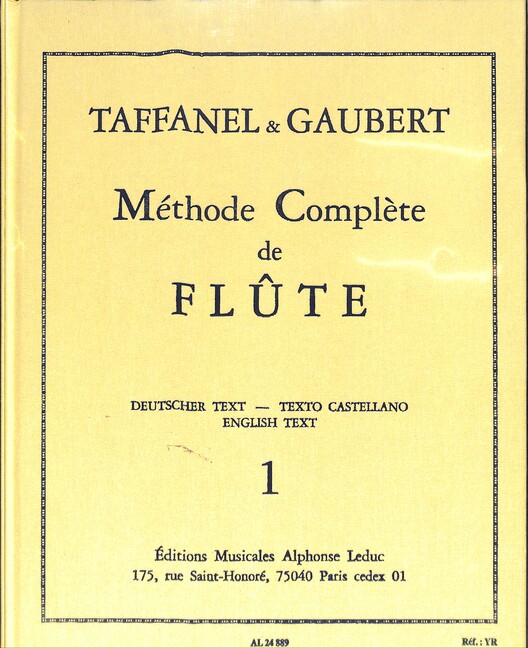 Methode complete de flute vol. 1