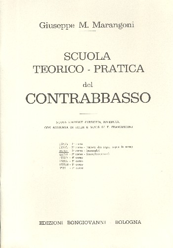 Scuola teorico-pratica del contrabbasso corso 3 (normale)