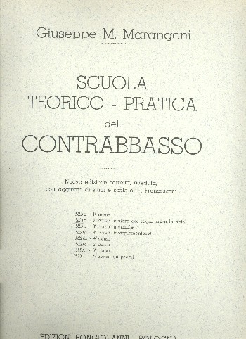 Scuola teorico-pratica del contrabbasso corso 2