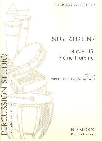 Studien für kleine Trommel Band 6 - Etüden