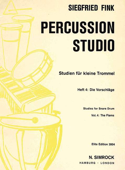 Studien für kleine Trommel Band 4 - Die Vorschläge