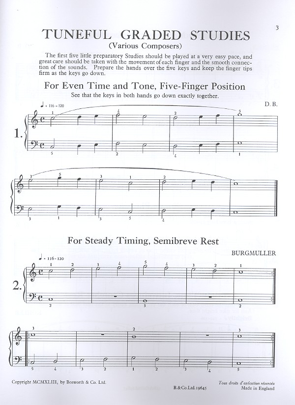 Tuneful graded Studies vol.1