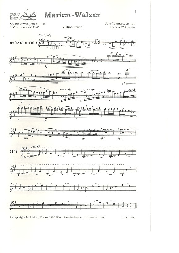 Marien-Walzer op.143
