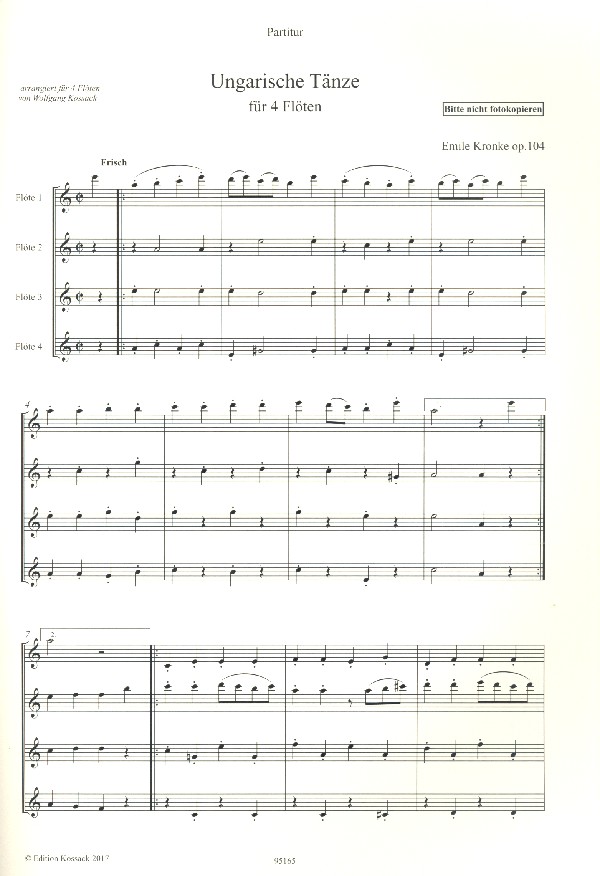 Ungarische Tänze op.104