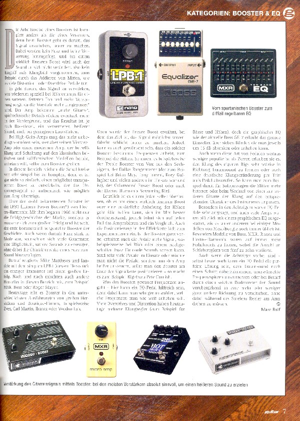 Guitar Special  Effektpedale