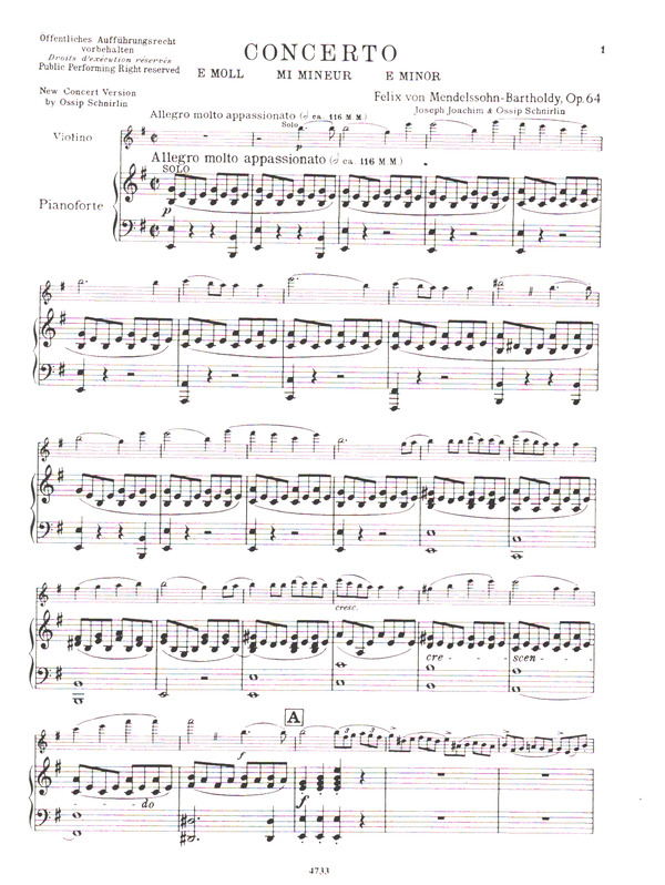 Konzert e-moll op.64