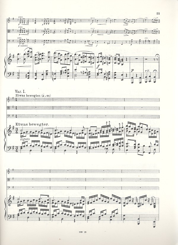 Quartett op.6 für Klavier, Violine,