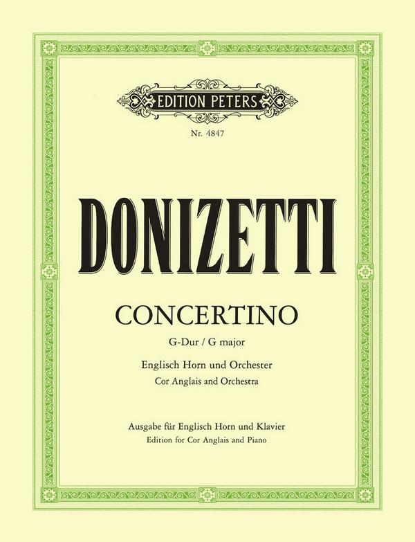 Concertino G-Dur für Englischhorn und Orchester
