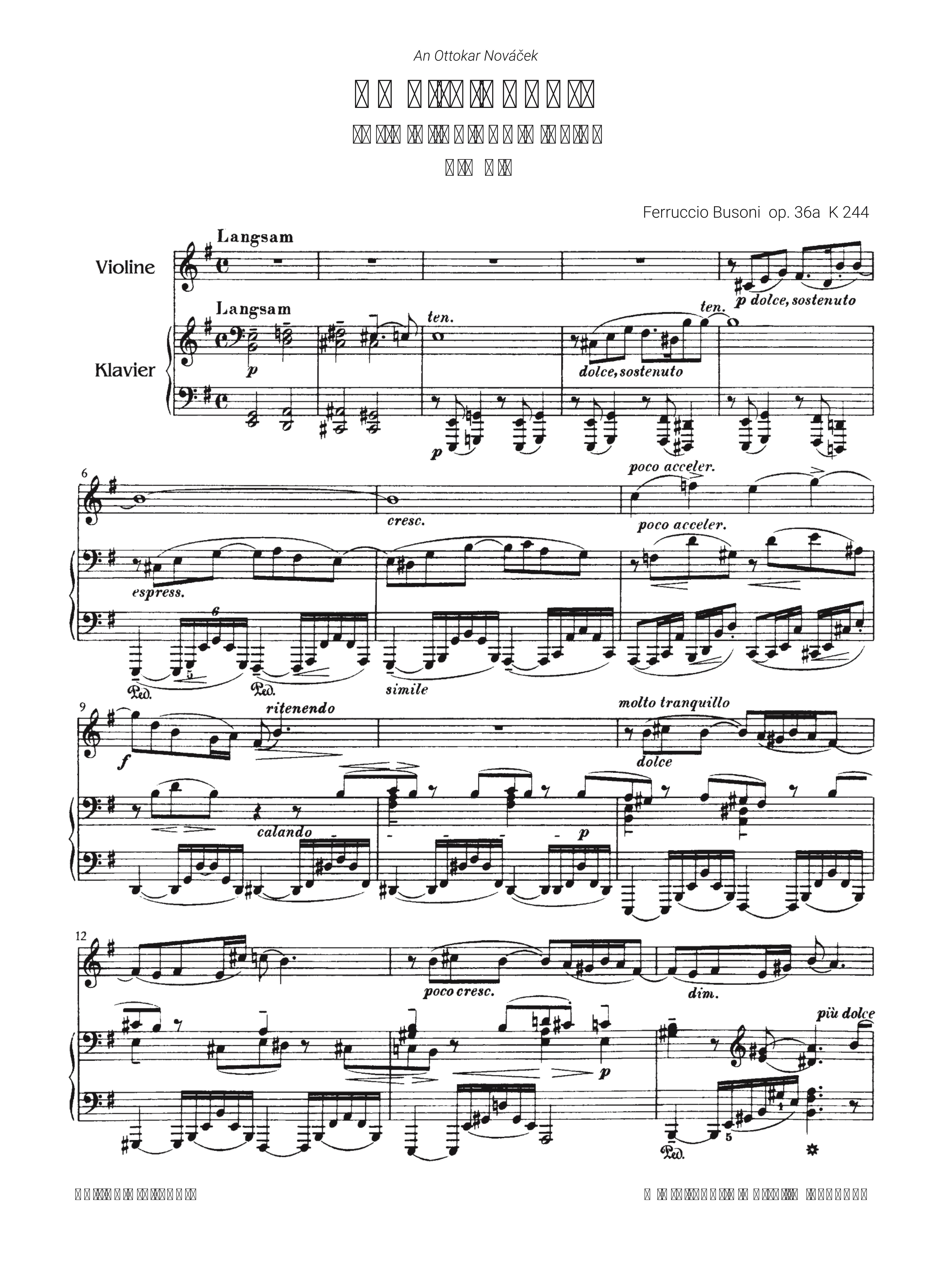 Sonate e-Moll Nr.2 op.36a