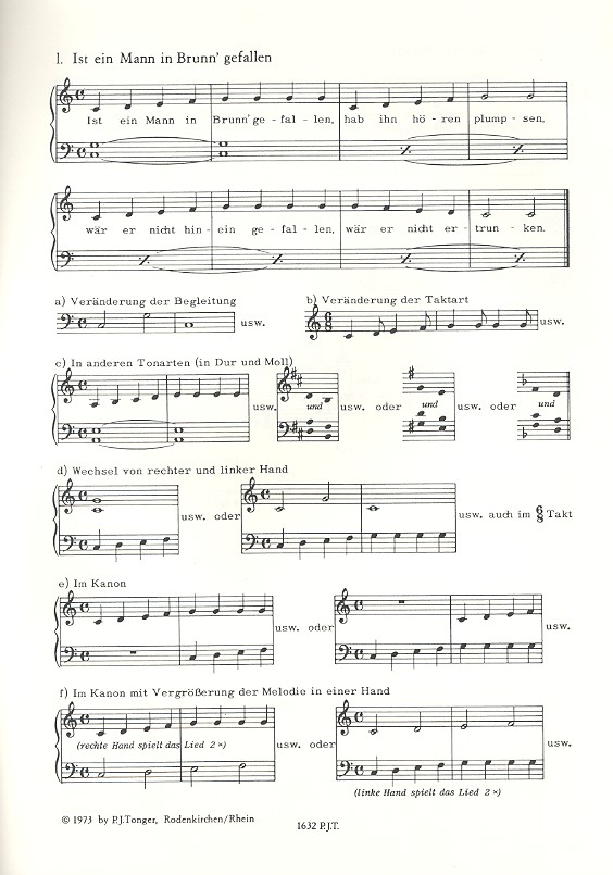 Musizieren Improvisieren Variieren