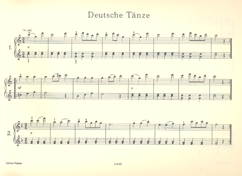 Deutsche Tänze